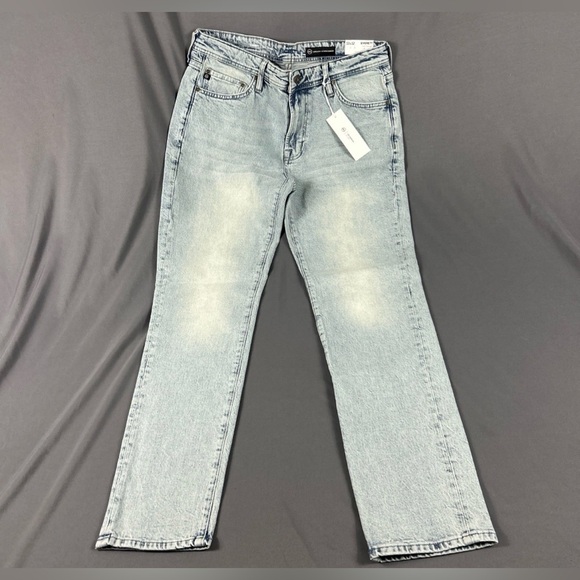 AG Adriano Goldschmied Jeans Everett Slim Straight 32 x 32 High Point Blue